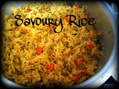 Savoury Rice Recipe By Ruhana Ebrahim