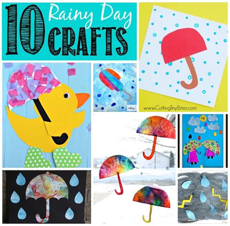 10 Rainy Day Crafts Rainy Day Crafts Kindergarten Crafts Preschool