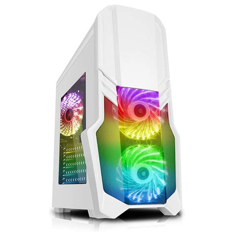 Buy Cit Gforce Mid Tower Atx Rgb Pc Gaming Case With Windowed Side