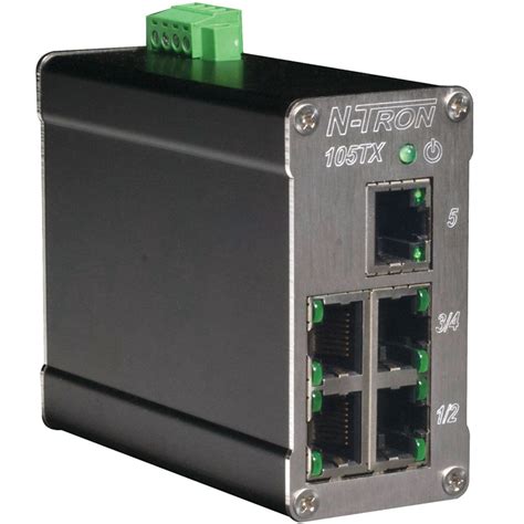 Red Lion N Tron Industrial Ethernet Switch With 5 Ports