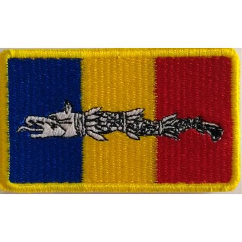 Embleme Mapn Drapel Romania Cu Lupul Dacic 75x45mm G