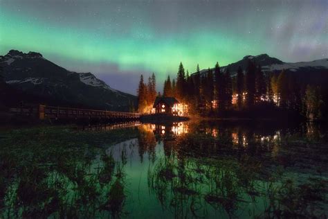 Emerald Lake Lodge Auroras Boreales See The Northern Lights Northern
