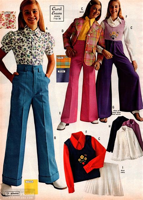 70s clothes for girls from the 1973 jc penney catalog at click americana 70s seventies