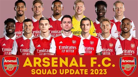Arsenal Squad Depth For 2023 24 Season Youtube
