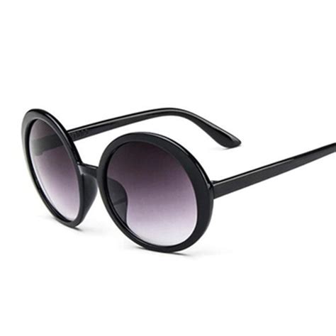 2019 new vintage round sunglasses women brand designer retro round coating sun glasses female