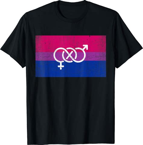 Bisexual Flag Bi Sexual Support T Shirt Amazon Co Uk Clothing
