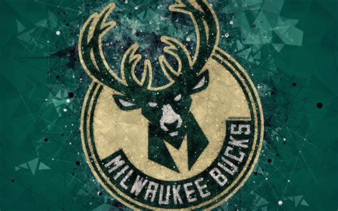Download Wallpapers Milwaukee Bucks K Creative Logo American Basketball Club Emblem