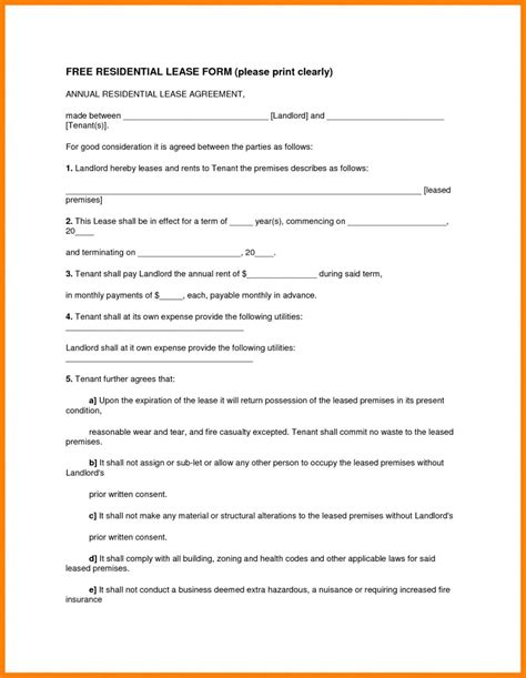 Tenancy Agreement Template For Renting A Room Doctemplates