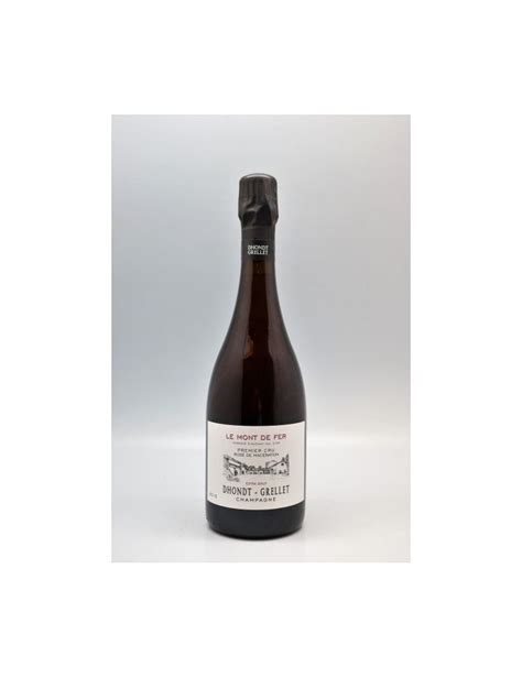 Dhondt Grellet Champagne Le Mont De Fer Rosè De Macération Premier Cru Extra Brut 2015 075