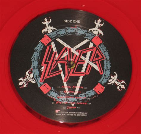 Slayer Christ Illusion Red Vinyl Speed Thrash Metal 12 Lp Album