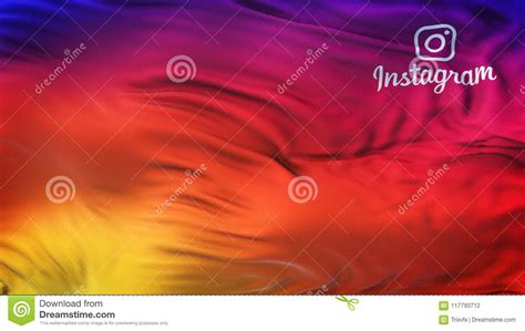 Instagram Logo Colorful Smooth Gradient Wave Background Wallpaper
