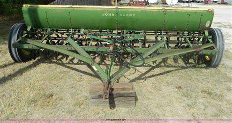 John Deere 16 10 Drb Grain Drill In Osborne Ks Item T9360 Sold