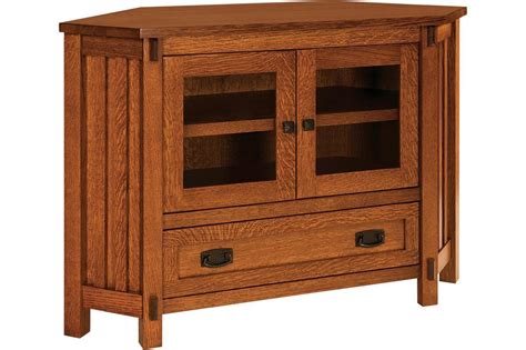 Verbena Corner Tv Stand From Dutchcrafters Amish Furniture