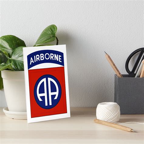 82nd Airborne Art Board Print For Sale By Jcmeyer Redbubble