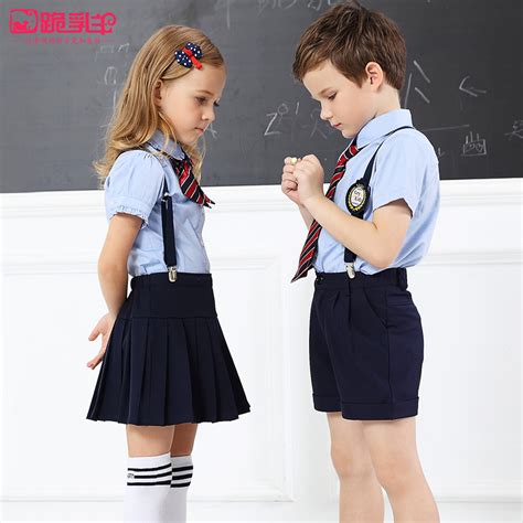Kindergarten Uniform Summer School Uniform School Uniform Suit Strap