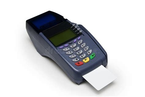 Credit Card Terminal Stock Photo Image Of Machine Device 17137596