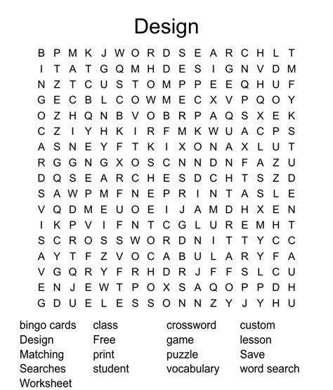 Design Word Search Wordmint