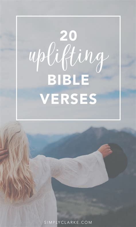 20 Uplifting Bible Verses Simply Clarke