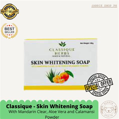 ORIGINAL Classique World SKIN WHITENING SOAP Exfoliates With
