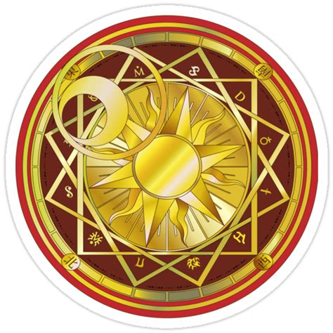 "Clow Reed's Magic Circle - Cardcaptor Version" Stickers ... Deviantart is the world's largest online social community for artists and art enthusiasts, allowing people to connect through the creation and sharing of art.