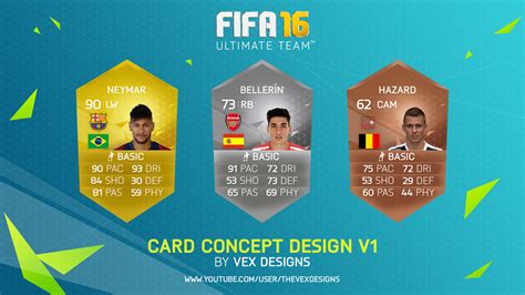 Keep reading for everything you need to know about this years ultimate team. FIFA 16 Ultimate Team Card Concept V1 - VEX Designs — FIFA Forums