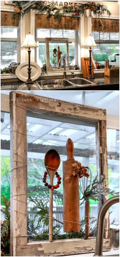 ‍ i recently painted my large kitchen windows black and am so happy with the results! 40 Simple Yet Sensational Repurposing Projects For Old Windows - Page 2 of 2 - DIY & Crafts