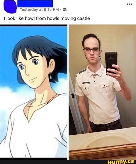 Yesterday 319115 Pm I Look Like Howl From Howls Moving Castle