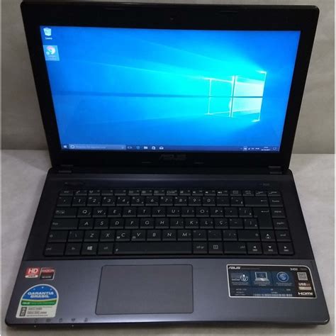 Notebook Asus X45u Vx040h 14 Amd C 60 1ghz 4gb Hd 320gb Mercado Livre