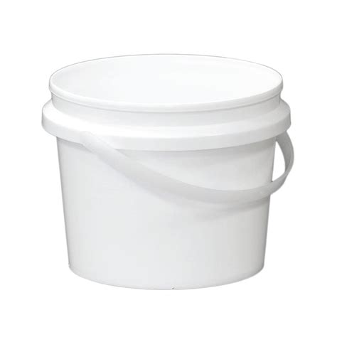 Colored buckets like home depot's are not. Bulk 10x 5L Buckets Empty Plastic White Food Grade Handle ...