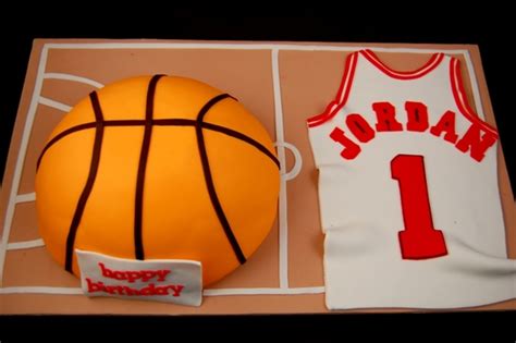 Jordans 1st Basketball Cake