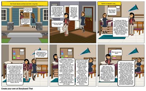 Shreya Sharma H Amanda And Anne Frank Comic Strip