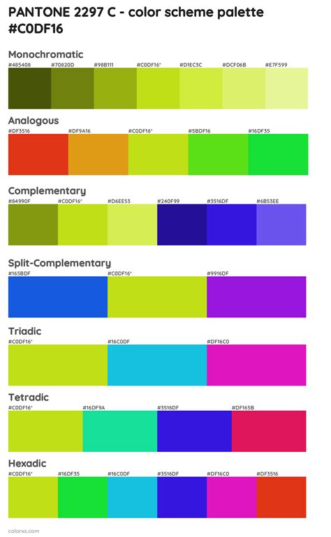 Pantone 2297 C Color Palettes And Color Scheme Combinations
