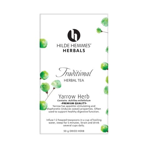 Hilde Hemmes Herbals Traditional Herbal Tea Yarrow Natures Works