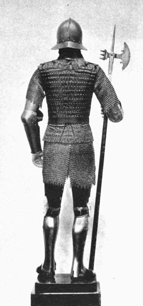 Spanish Man At Arms 15th Century Back View Armor Pinterest