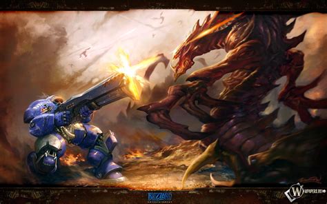 Download Starcraft Terran Vs Zerg For Your By Phyllish Starcraft 2