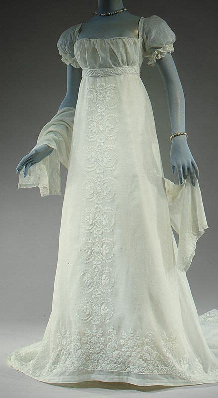 1804 05 French Evening Dress Front Small Vestidos Vintage Vestidos
