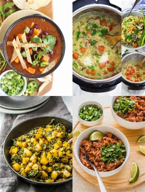 These healthy instant pot recipes—for instant pot hard boiled eggs, instant pot whole chicken, instant pot vegetables, and more—are ideal for those who like to meal prep. 18 Easy Vegan Instant Pot Recipes for Weeknights - Vegan Heaven