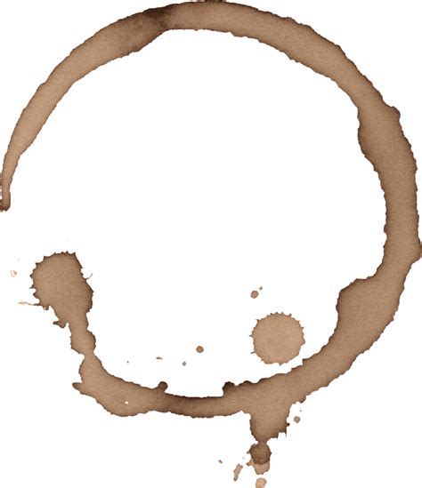 Coffee Stain Png Transparent Overlay