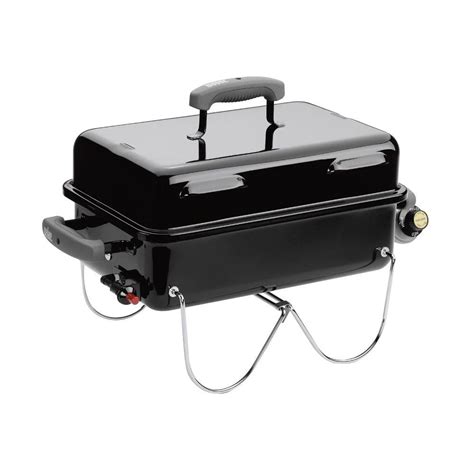 Weber Go Anywhere 1 Burner Portable Propane Gas Grill In Black 1141001