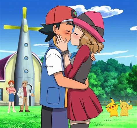pokemon quest ash and serena s pallet kiss by willdinomaster55 on deviantart