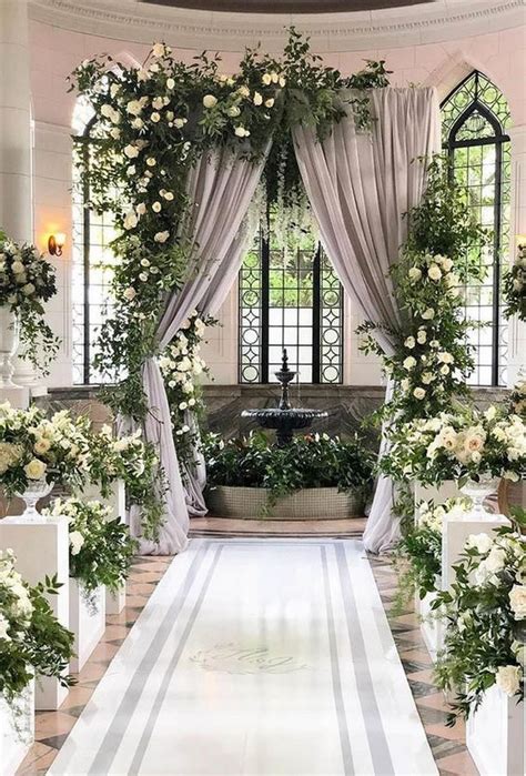 20 Timeless Indoor Wedding Ceremony Decoration Ideas Emmalovesweddings