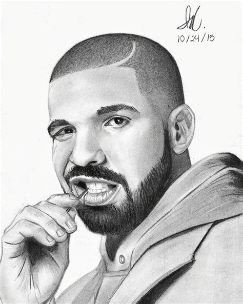 Drake Drawing Desenho De Rosto Realista Como Fazer Desenhos