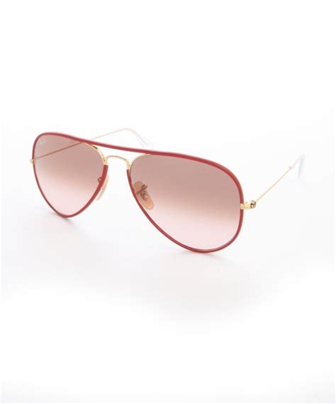 Ray Ban Pink Matte Metal Full Color Aviator Sunglasses In Pink For Men Lyst