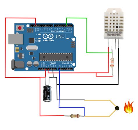 Temperature Sensor Using Thermistor With Arduino Uno Steps 60 Off