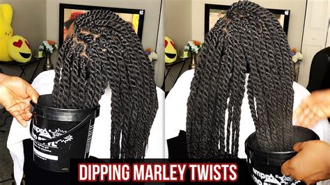 How To Dip And Seal Marley Twists In Hot Water Youtube