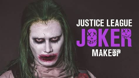 Joker Zack Snyders Justice League Makeup Tutorial Prince De Guzman