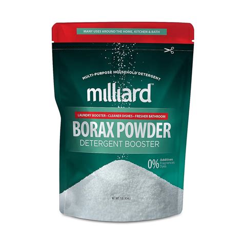 Milliard Borax Powder Pure Multi Purpose Cleaner 1 Lb