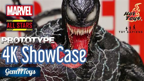 Hot Toys Venom Mms590 Prototype 4k Showcase Venom Marvel All Stars