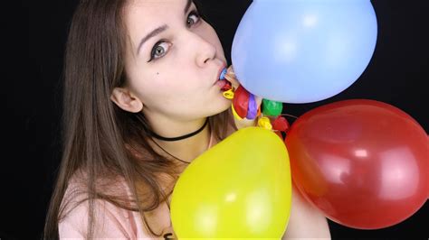 ASMR Balloon Play Popping АСМР Воздушные шарики YouTube