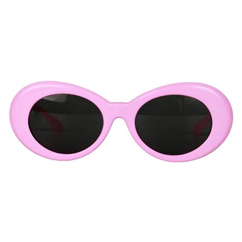 Retro Clout Goggles Sunglasses Kurt Cobain Glasses Oval Mod Thick Frame